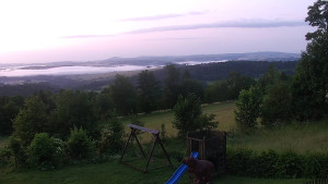 Chata Myslivna SKP Olomouc - Pohled do krajiny - 24.6.2025 v 04:30