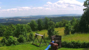 Chata Myslivna SKP Olomouc - Pohled do krajiny - 24.6.2025 v 13:30
