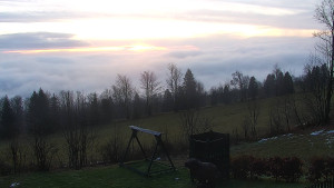 Chata Myslivna SKP Olomouc - Pohled do krajiny - 7.12.2025 v 07:30 Chata Myslivna SKP Olomouc - Pohled do krajiny - 7.12.2025 v 07:30