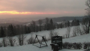 Chata Myslivna SKP Olomouc - Pohled do krajiny - 16.2.2026 v 06:30