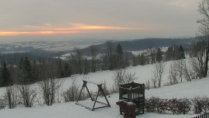 Chata Myslivna SKP Olomouc - Pohled do krajiny - 16.2.2026 v 07:30