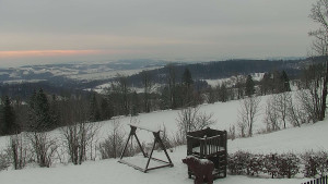Chata Myslivna SKP Olomouc - Pohled do krajiny - 16.2.2026 v 08:30