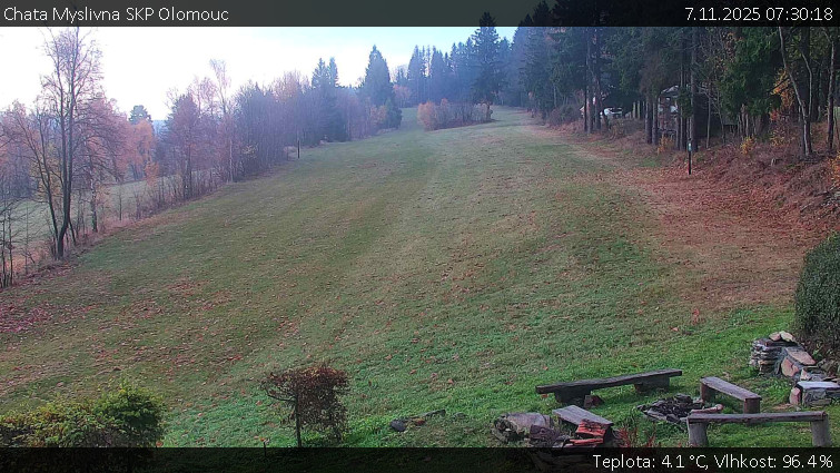 Chata Myslivna SKP Olomouc - Běžecký lyžařský areál Nová Ves - 7.11.2025 v 07:30
