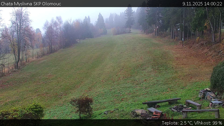 Chata Myslivna SKP Olomouc - Běžecký lyžařský areál Nová Ves - 9.11.2025 v 14:00