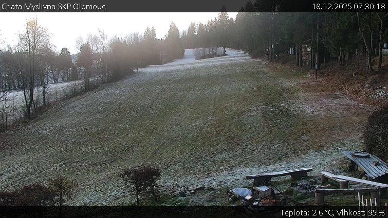 Chata Myslivna SKP Olomouc - Běžecký lyžařský areál Nová Ves - 18.12.2025 v 07:30