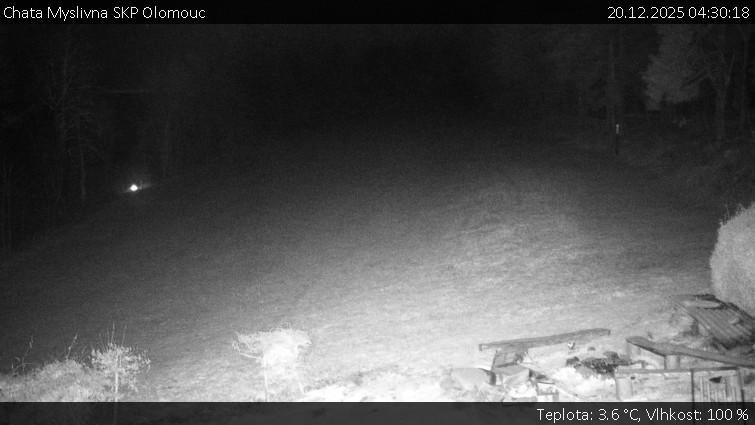 Chata Myslivna SKP Olomouc - Běžecký lyžařský areál Nová Ves - 20.12.2025 v 04:30