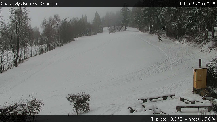 Chata Myslivna SKP Olomouc - Běžecký lyžařský areál Nová Ves - 1.1.2026 v 09:00