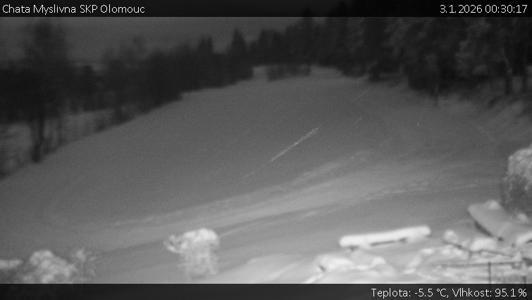 Chata Myslivna SKP Olomouc - Běžecký lyžařský areál Nová Ves - 3.1.2026 v 00:30