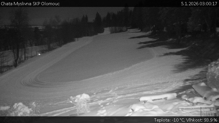 Chata Myslivna SKP Olomouc - Běžecký lyžařský areál Nová Ves - 5.1.2026 v 03:00