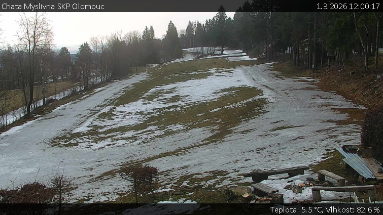 Chata Myslivna SKP Olomouc - Běžecký lyžařský areál Nová Ves - 1.3.2026 v 12:00