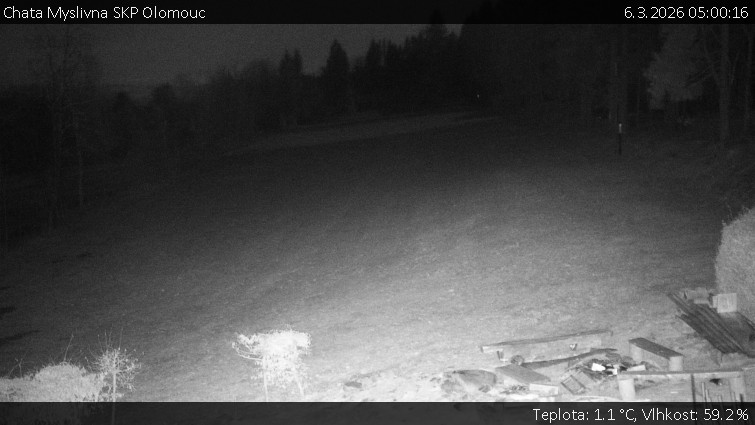Chata Myslivna SKP Olomouc - Běžecký lyžařský areál Nová Ves - 6.3.2026 v 05:00