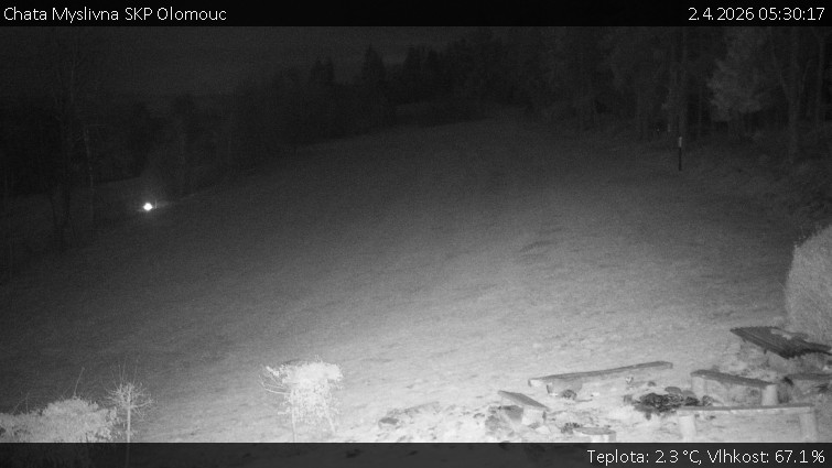 Chata Myslivna SKP Olomouc - Běžecký lyžařský areál Nová Ves - 2.4.2026 v 05:30