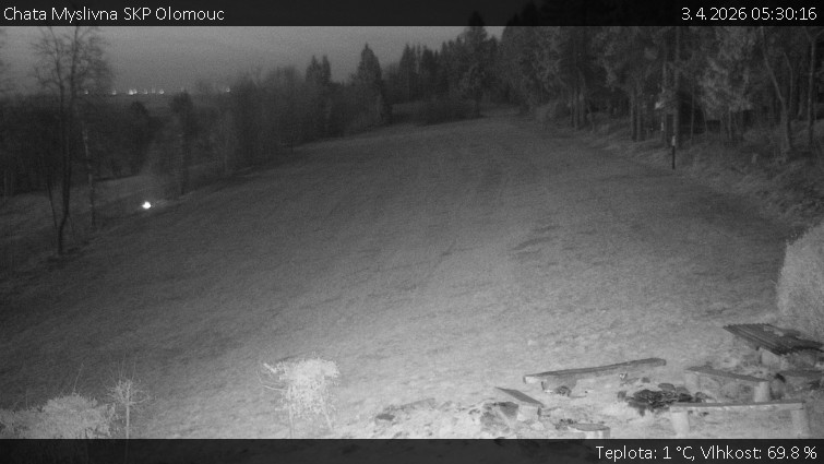 Chata Myslivna SKP Olomouc - Běžecký lyžařský areál Nová Ves - 3.4.2026 v 05:30