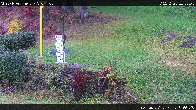 Chata Myslivna SKP Olomouc - Běžecký lyžařský areál Nová Ves - horní část - 3.11.2025 v 11:30
