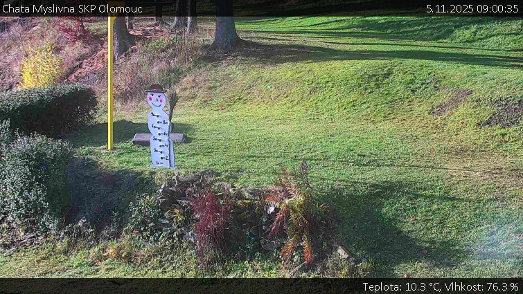 Chata Myslivna SKP Olomouc - Běžecký lyžařský areál Nová Ves - horní část - 5.11.2025 v 09:00