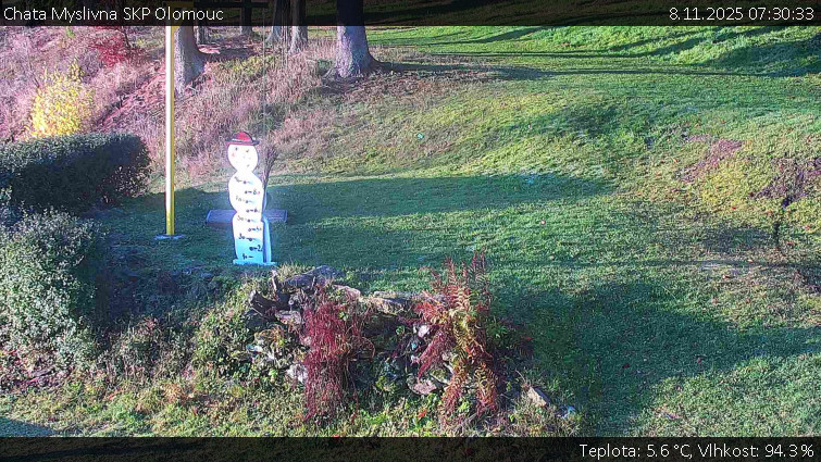 Chata Myslivna SKP Olomouc - Běžecký lyžařský areál Nová Ves - horní část - 8.11.2025 v 07:30