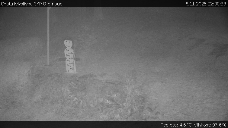 Chata Myslivna SKP Olomouc - Běžecký lyžařský areál Nová Ves - horní část - 8.11.2025 v 22:00