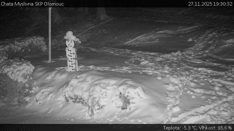 Chata Myslivna SKP Olomouc - Běžecký lyžařský areál Nová Ves - horní část - 27.11.2025 v 19:30