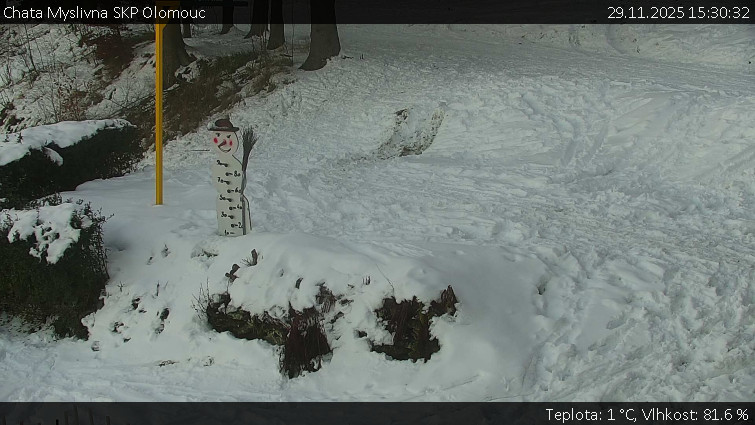 Chata Myslivna SKP Olomouc - Běžecký lyžařský areál Nová Ves - horní část - 29.11.2025 v 15:30
