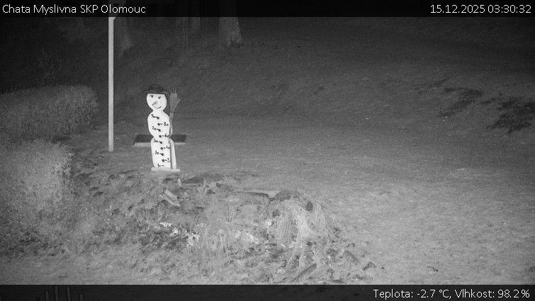 Chata Myslivna SKP Olomouc - Běžecký lyžařský areál Nová Ves - horní část - 15.12.2025 v 03:30
