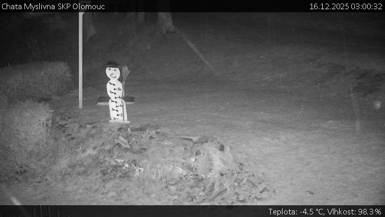 Chata Myslivna SKP Olomouc - Běžecký lyžařský areál Nová Ves - horní část - 16.12.2025 v 03:00
