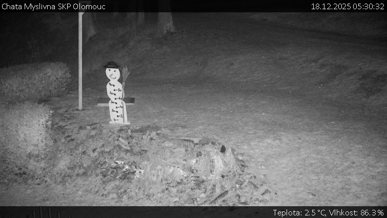 Chata Myslivna SKP Olomouc - Běžecký lyžařský areál Nová Ves - horní část - 18.12.2025 v 05:30
