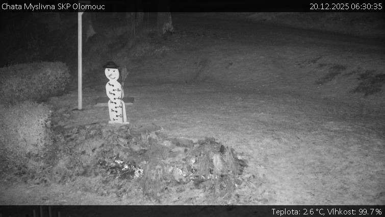 Chata Myslivna SKP Olomouc - Běžecký lyžařský areál Nová Ves - horní část - 20.12.2025 v 06:30
