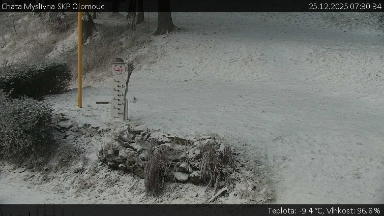 Chata Myslivna SKP Olomouc - Běžecký lyžařský areál Nová Ves - horní část - 25.12.2025 v 07:30