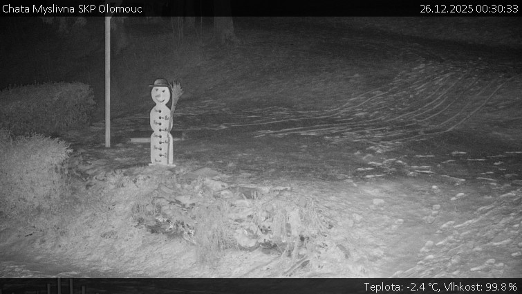 Chata Myslivna SKP Olomouc - Běžecký lyžařský areál Nová Ves - horní část - 26.12.2025 v 00:30
