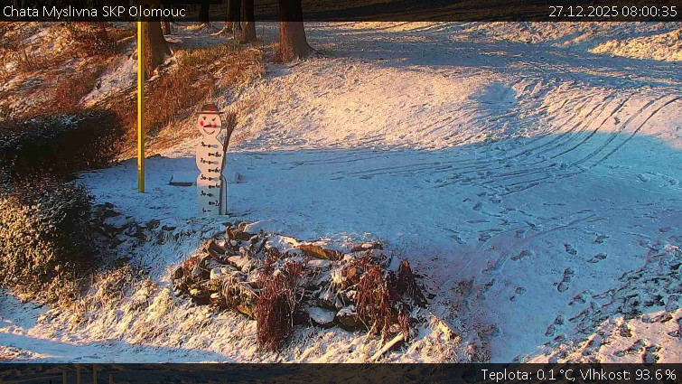 Chata Myslivna SKP Olomouc - Běžecký lyžařský areál Nová Ves - horní část - 27.12.2025 v 08:00