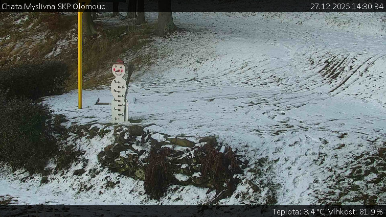 Chata Myslivna SKP Olomouc - Běžecký lyžařský areál Nová Ves - horní část - 27.12.2025 v 14:30