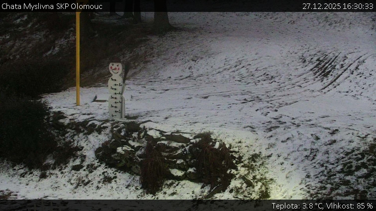 Chata Myslivna SKP Olomouc - Běžecký lyžařský areál Nová Ves - horní část - 27.12.2025 v 16:30