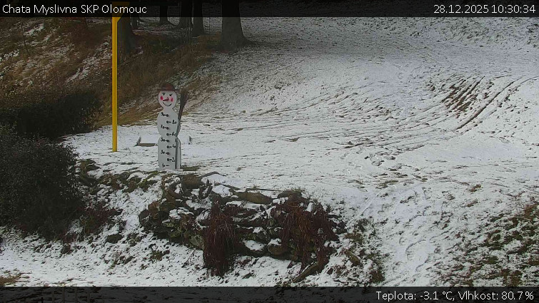 Chata Myslivna SKP Olomouc - Běžecký lyžařský areál Nová Ves - horní část - 28.12.2025 v 10:30