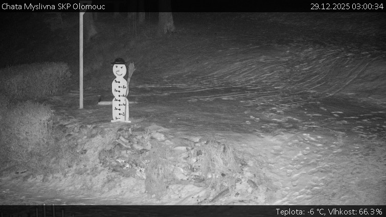 Chata Myslivna SKP Olomouc - Běžecký lyžařský areál Nová Ves - horní část - 29.12.2025 v 03:00