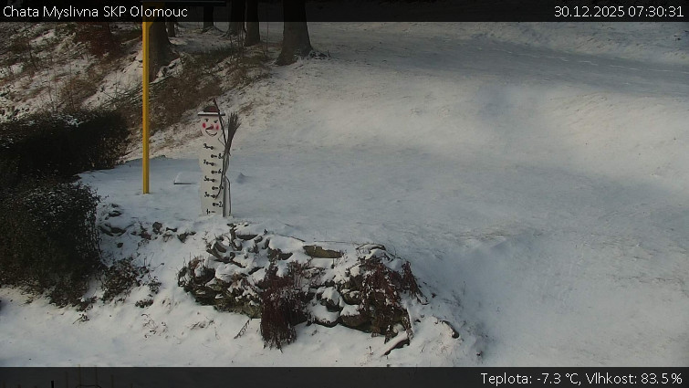 Chata Myslivna SKP Olomouc - Běžecký lyžařský areál Nová Ves - horní část - 30.12.2025 v 07:30