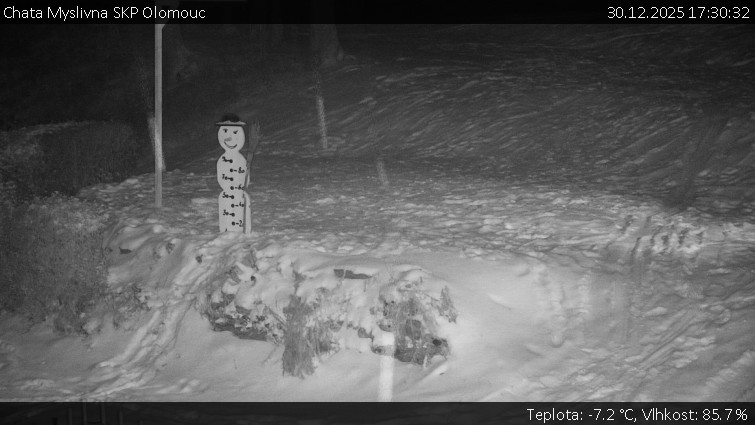 Chata Myslivna SKP Olomouc - Běžecký lyžařský areál Nová Ves - horní část - 30.12.2025 v 17:30
