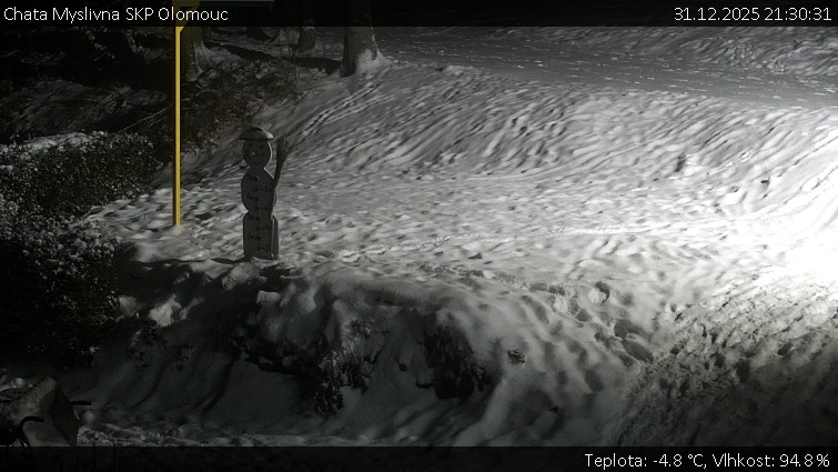 Chata Myslivna SKP Olomouc - Běžecký lyžařský areál Nová Ves - horní část - 31.12.2025 v 21:30