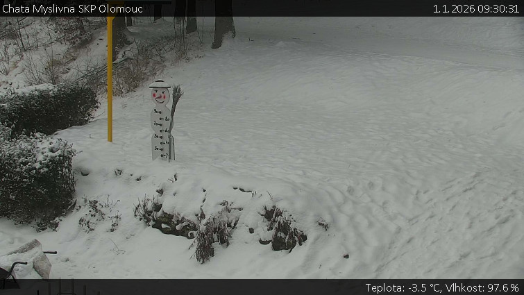 Chata Myslivna SKP Olomouc - Běžecký lyžařský areál Nová Ves - horní část - 1.1.2026 v 09:30
