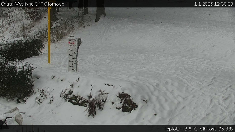 Chata Myslivna SKP Olomouc - Běžecký lyžařský areál Nová Ves - horní část - 1.1.2026 v 12:30