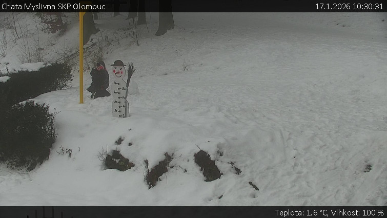 Chata Myslivna SKP Olomouc - Běžecký lyžařský areál Nová Ves - horní část - 17.1.2026 v 10:30