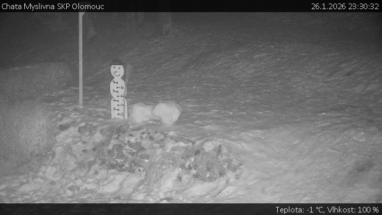 Chata Myslivna SKP Olomouc - Běžecký lyžařský areál Nová Ves - horní část - 26.1.2026 v 23:30