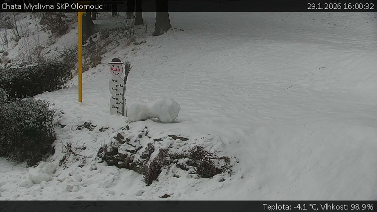 Chata Myslivna SKP Olomouc - Běžecký lyžařský areál Nová Ves - horní část - 29.1.2026 v 16:00