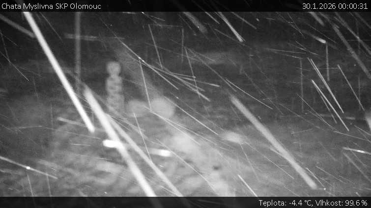 Chata Myslivna SKP Olomouc - Běžecký lyžařský areál Nová Ves - horní část - 30.1.2026 v 00:00