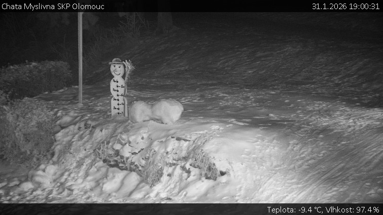 Chata Myslivna SKP Olomouc - Běžecký lyžařský areál Nová Ves - horní část - 31.1.2026 v 19:00