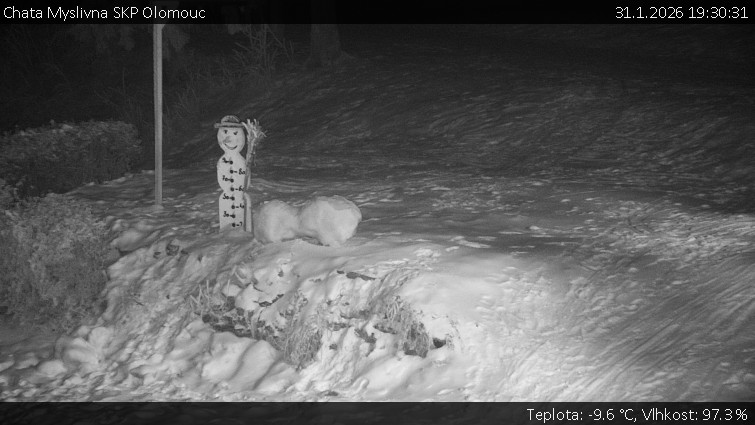 Chata Myslivna SKP Olomouc - Běžecký lyžařský areál Nová Ves - horní část - 31.1.2026 v 19:30