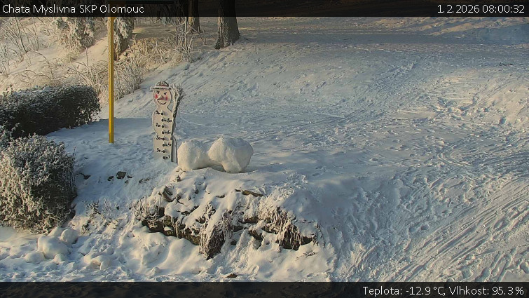 Chata Myslivna SKP Olomouc - Běžecký lyžařský areál Nová Ves - horní část - 1.2.2026 v 08:00