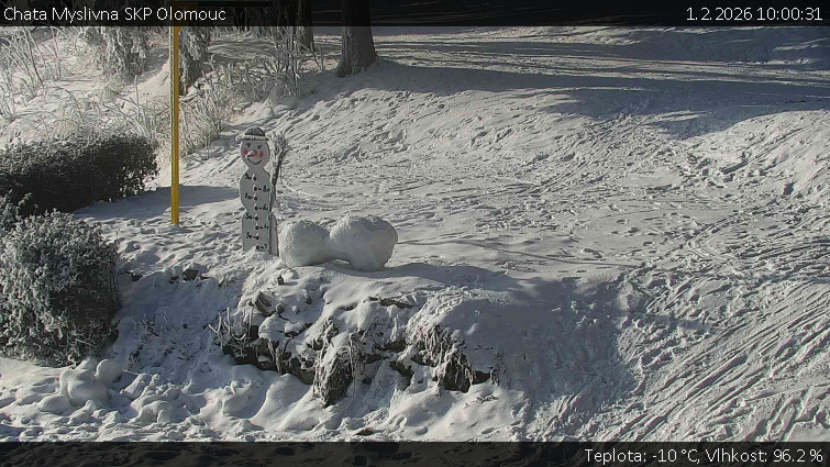 Chata Myslivna SKP Olomouc - Běžecký lyžařský areál Nová Ves - horní část - 1.2.2026 v 10:00