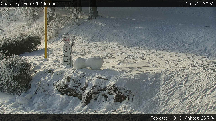 Chata Myslivna SKP Olomouc - Běžecký lyžařský areál Nová Ves - horní část - 1.2.2026 v 11:30