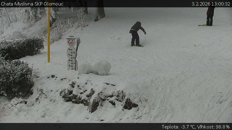Chata Myslivna SKP Olomouc - Běžecký lyžařský areál Nová Ves - horní část - 3.2.2026 v 13:00