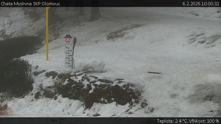 Chata Myslivna SKP Olomouc - Běžecký lyžařský areál Nová Ves - horní část - 6.2.2026 v 10:00